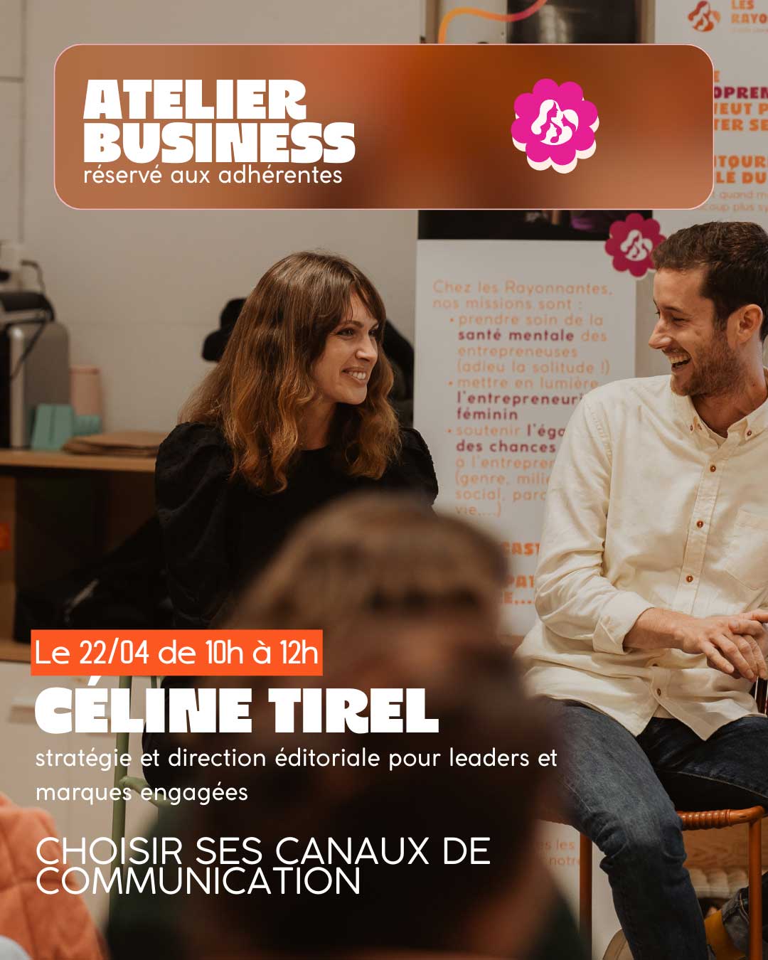 BORDEAUX - ATELIER BUSINESS : Choisir ses canaux de communication avec Céline Tirel