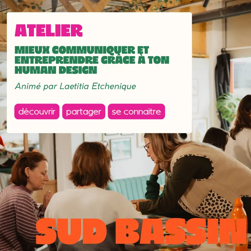 SUB BASSIN - Atelier : Mieux communiquer et entreprendre grâce à ton Human Design